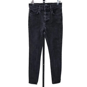 GRLFRND Women's  Karolina Jeans Size 25 Nine Lives High Rise Black Gray Wash